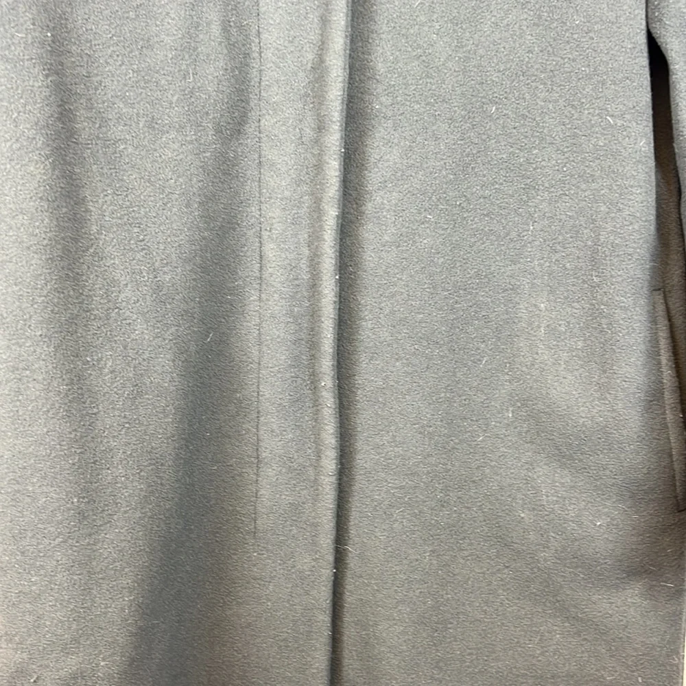 French Connection Women's Black Long Sleeve Long Coat Size 12 - Picture 4 of 5